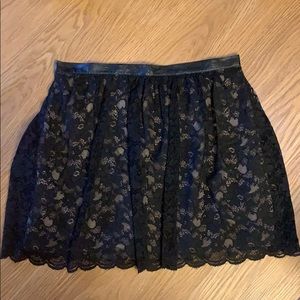Promod Black Lace Skirt